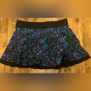 Stylish Blue and Black Women's Skirt